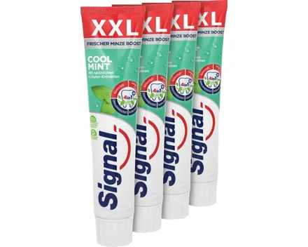 Signal Zahnpasta Cool Mint XXL 4 x 125 ml