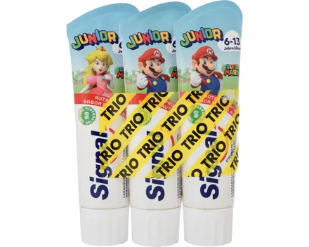 Signal Zahnpasta Kids 3 x 75 ml, assortiert