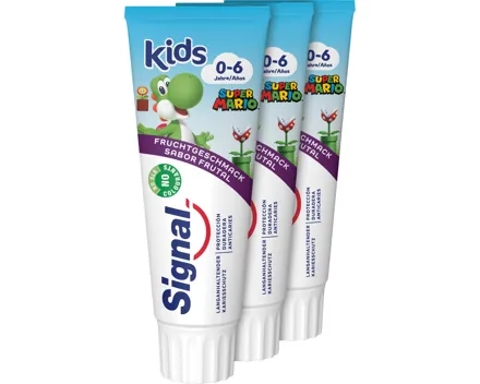 Signal Zahnpasta Kids 3 x 75 ml, assortiert