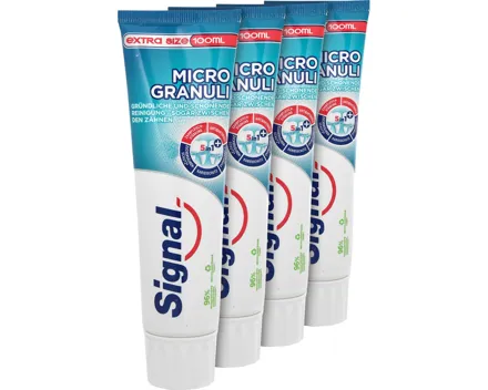 Signal Zahnpasta Micro Granuli 4 x 100 ml