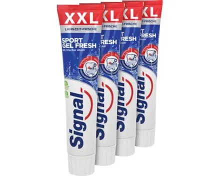 Signal Zahnpasta Sport Gel Fresh XXL 4 x 125 ml