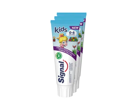 Signal Zahnpasta Trio Kids 0–6 Jahre XXL