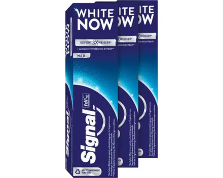 Signal Zahnpasta White Now 3 x 75 ml