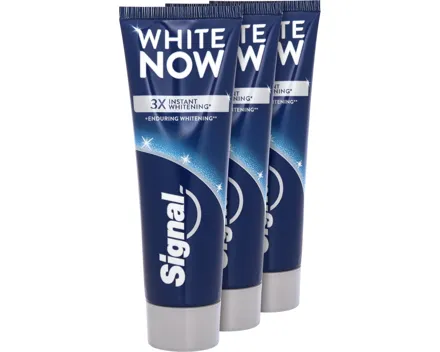 Signal Zahnpasta White Now 3 x 75 ml