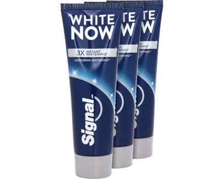 Signal Zahnpasta White Now 3 x 75 ml