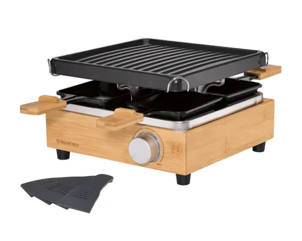 SilvcerCrest® Raclette-Grill Bambus