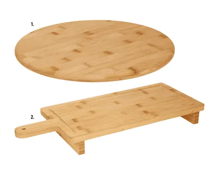 SilverCrest® Bambus-Drehplatte/-Servierbrett