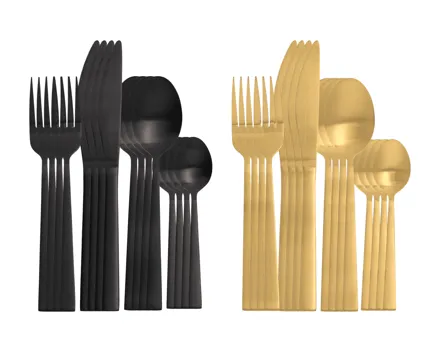 SilverCrest® Edelstahl-Besteck-Set, 16-tlg.