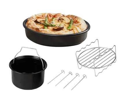 SilverCrest® Heissluftfritteusen-Zubehör-Set, 7-tlg.