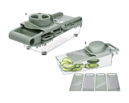 SilverCrest® Multifunktionsreibe, 8-tlg./Reiben-Set, 7-tlg.