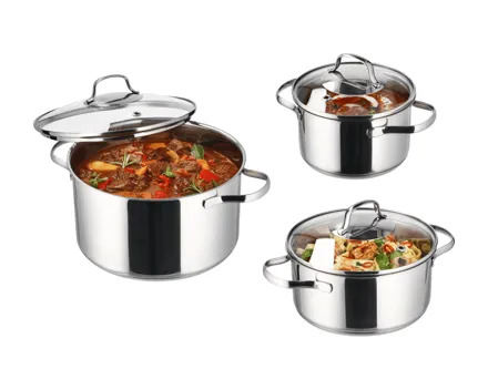 SilverCrest® Premium-Edelstahltopf-Set, 6-tlg.