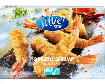 Silverstar Vannamei-Crevetten Torpedo