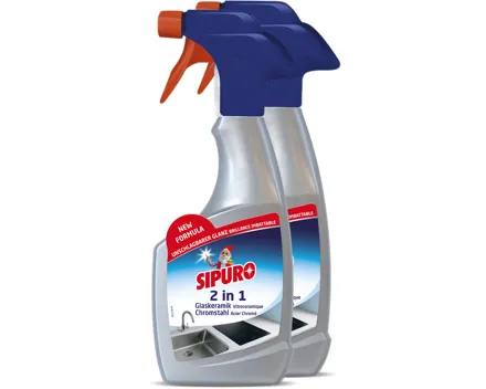 Sipuro Reiniger Glaskeramik & Chromstahl
