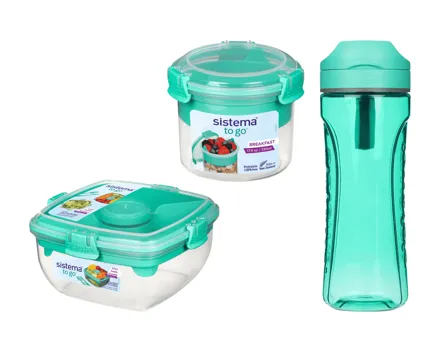 SISTEMA Joghurtbecher/Trinkflasche/Frischhaltedose