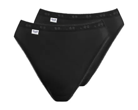 Sloggi Damen Tai-Slip, 2er Pack 36, weiss