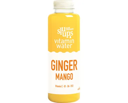 Sluups Vitamin Water Ginger Mango