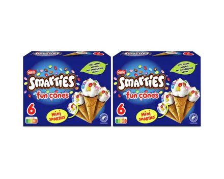 Smarties Fun Cones 2x6x65ml
