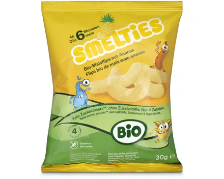 Smelties Bio Maisflips Ananas 6+ Monate