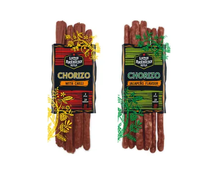 Snack cañitas Chorizo