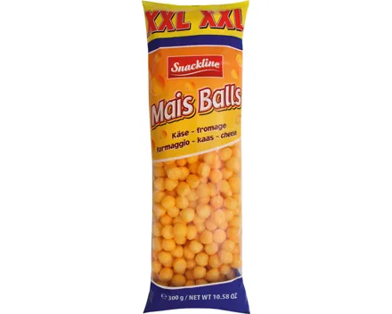 Snackline XXL Maisbällchen mit Käsegeschmack 300 g