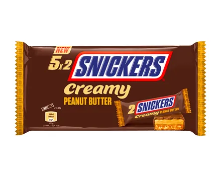 Snickers Creamy Peanut Butter 5er