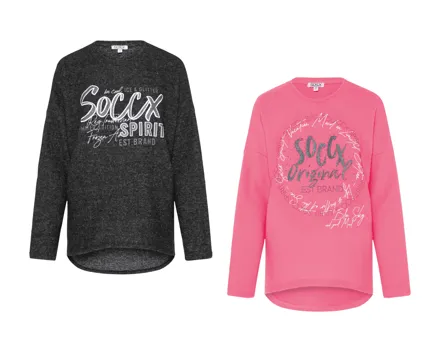 Soccx Flauschpullover