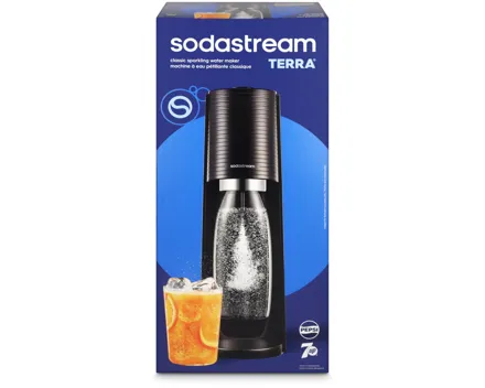 SodaStream Terra CQC schwarz 60l & Flasche