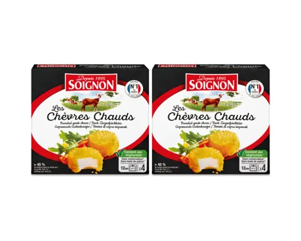Soignon Les Chèvres Chauds nature 4x25g 2x 100g