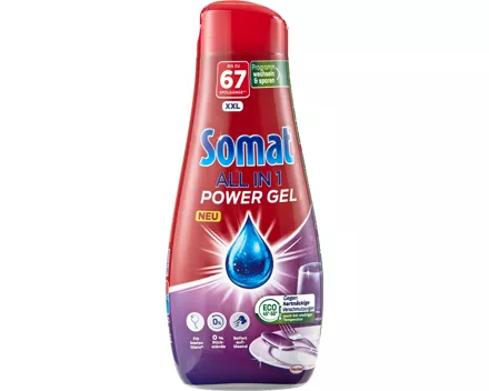 Somat Geschirrspülmittel All in 1 Power Gel