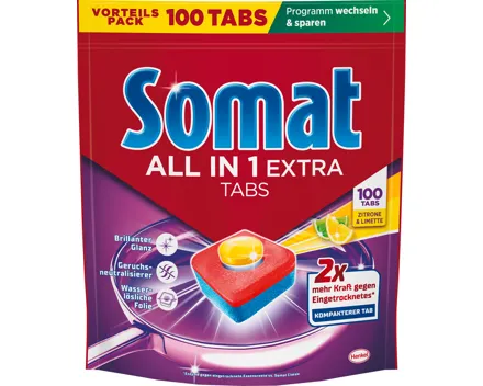 Somat Geschirrspültabs All in 1 Extra Zitrone