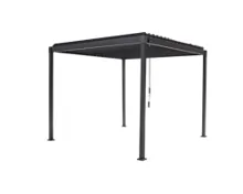 SORARA OUTDOOR LIVING Pergola mit Lamellendach, Mirador 80, 3 x 3 m