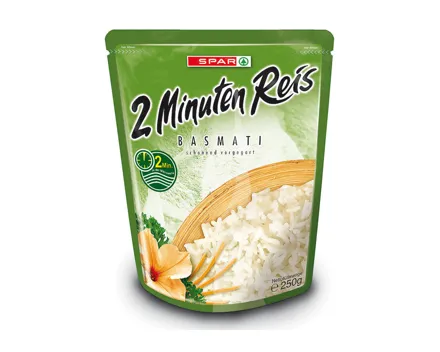SPAR 2 Minuten Basmati / Langkorn Reis
