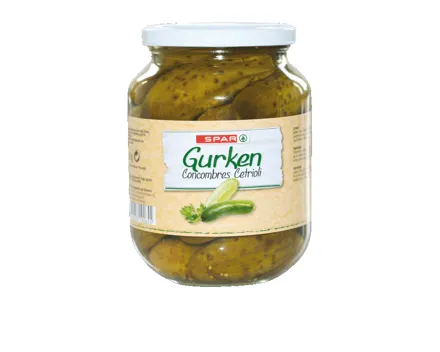 SPAR Gurken / Maiskölbchen / Silberzwieben / Cornichons