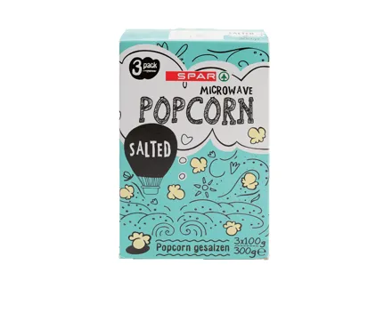 SPAR Microwave Popcorn Salted / Butter