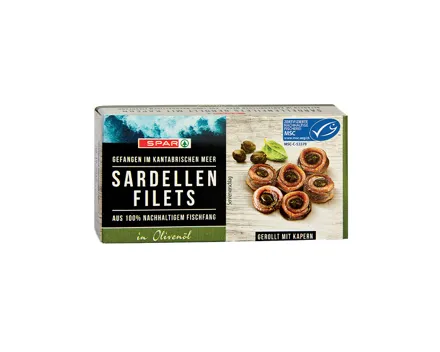 SPAR MSC Sardellenfilets gelegt / gerollt