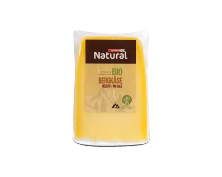 SPAR Natural Bio Bergkäse Rezent