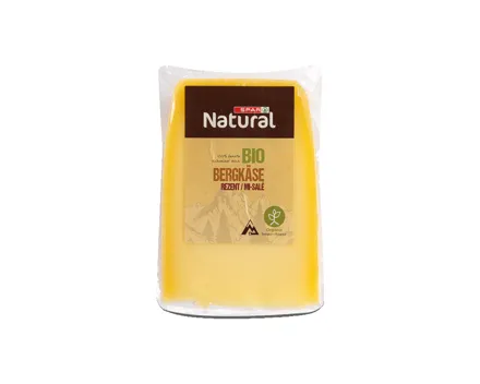 SPAR Natural Bio Bergkäse Rezent / Mild