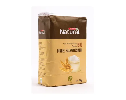SPAR Natural Bio Dinkel Halbweissmehl