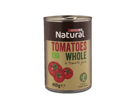 SPAR Natural Bio Tomaten geschält