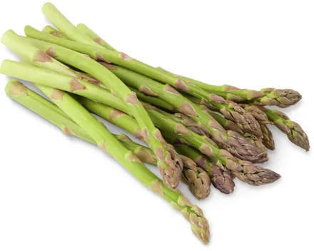 Spargelspitzen grün