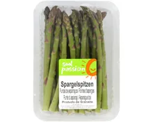 Spargelspitzen grün
