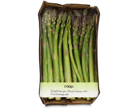 Spargelspitzen grün