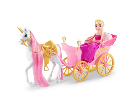 Sparkle Girlz - Einhorn und Prinzessin mit Kutsche