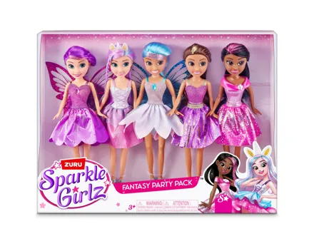 Sparkle Girlz Puppen Set mit 5 Stück