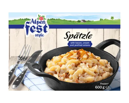Spätzle mit Speck