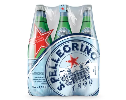 S.Pellegrino Mineralwasser mit Kohlensäure