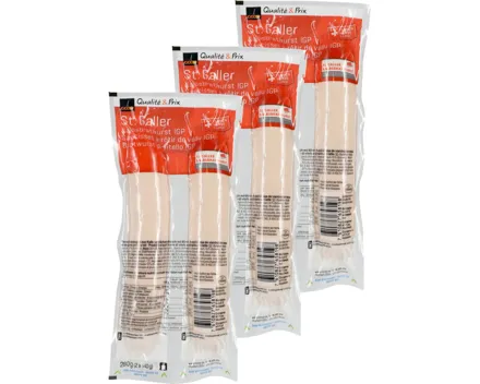 St. Galler Kalbsbratwurst 2 Stück 3x 280g