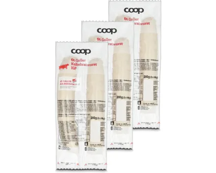 St. Galler Kalbsbratwurst 2 Stück 3x 280g