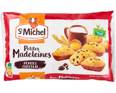 St Michel Kleine Madeleines mit Schokostückchen