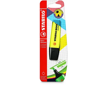 Stabilo Boss Leuchtmarker gelb